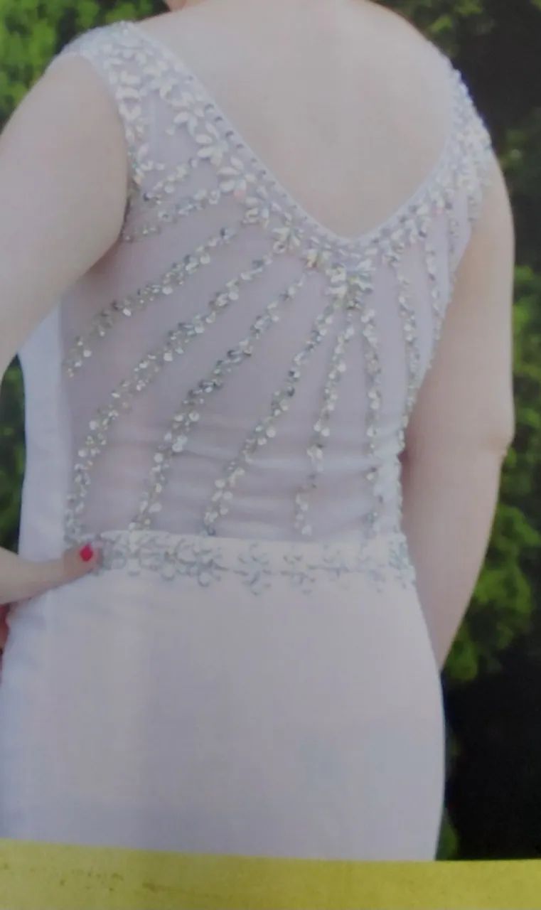 Vestido pedraria branco - Foto 3
