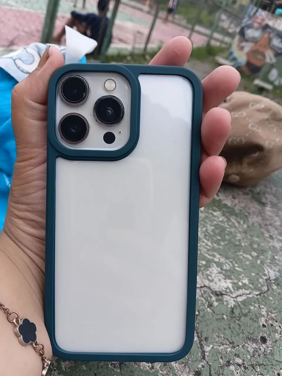 Iphone xr na carcaça do 14 pro - Foto 5