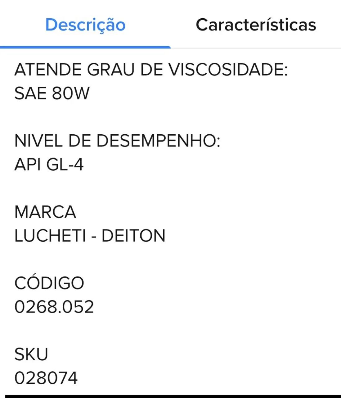 Óleo Deiton Hipoide SAE 80w API GL4 - Foto 3