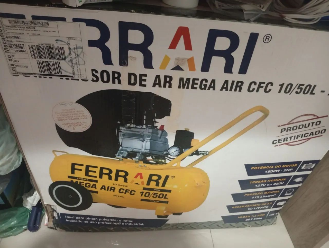 Compressor de ar 50 L