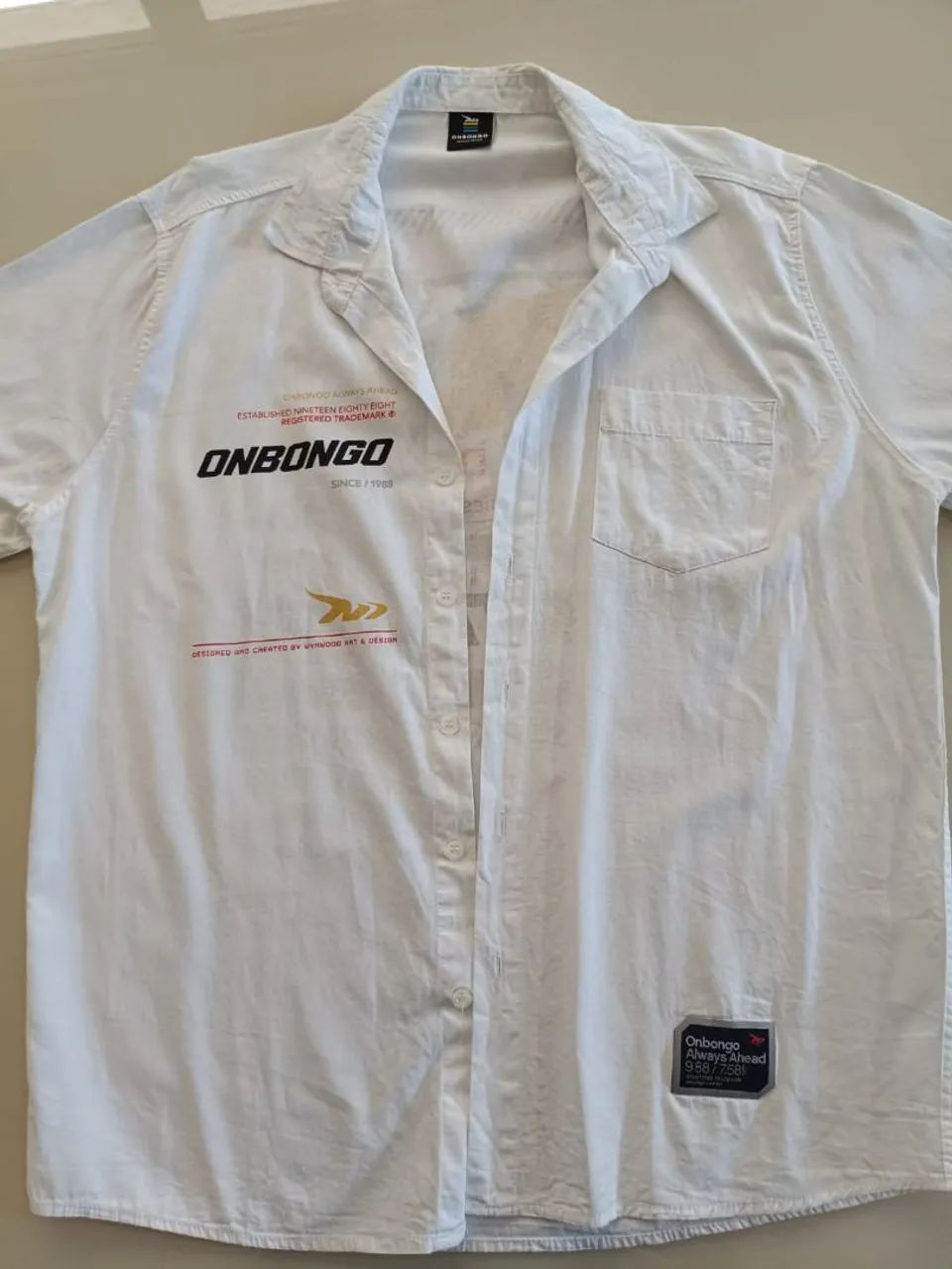 Camisa de botão onbongo 