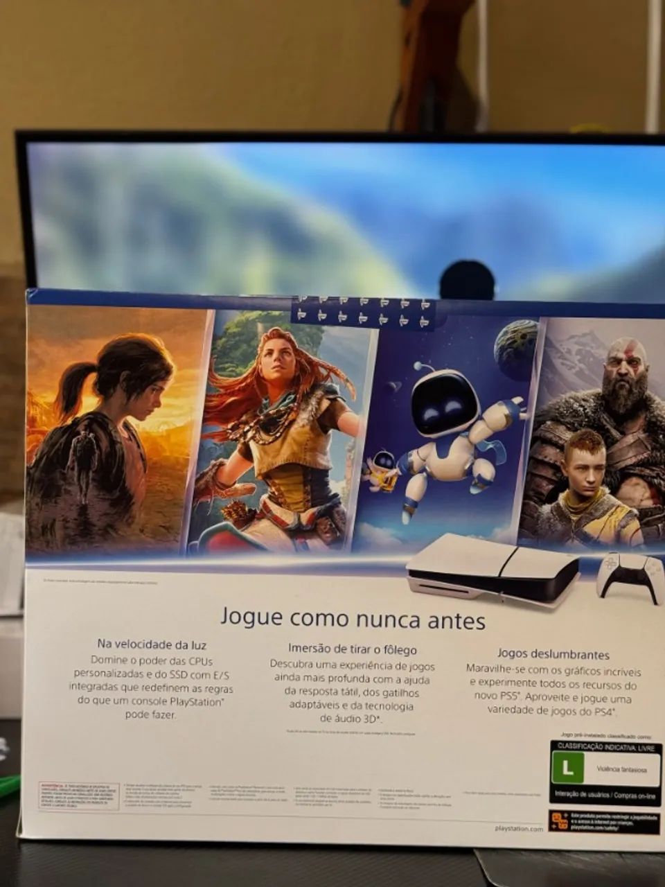  Console Sony PlayStation 5 Slim Com Leitor 1TB PS5 - Foto 2