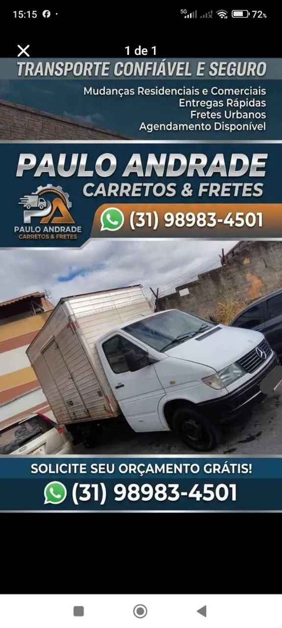 Fretes carretos e mudanças 
