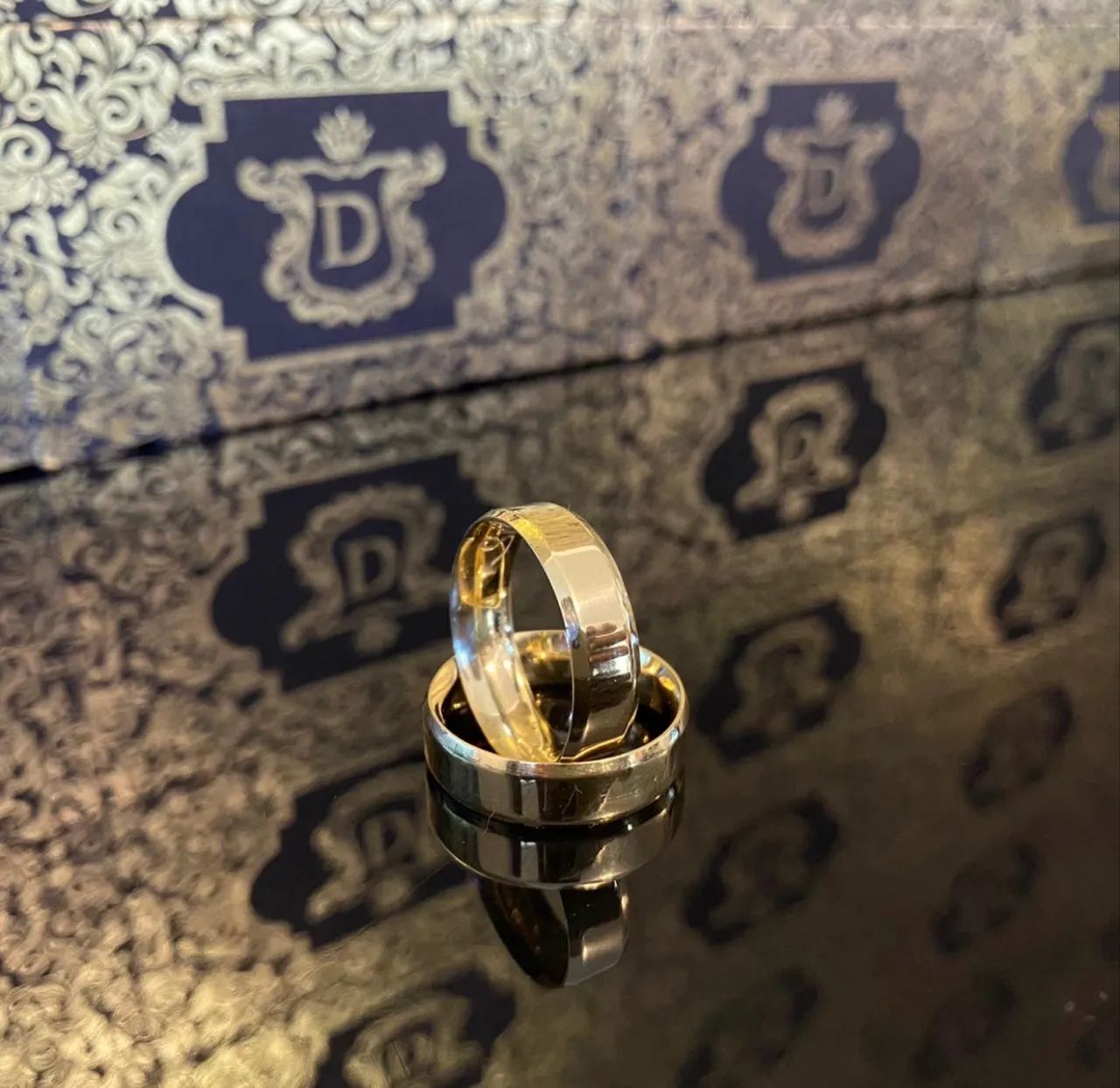 Par de alianças em Ouro 18k - Foto 2