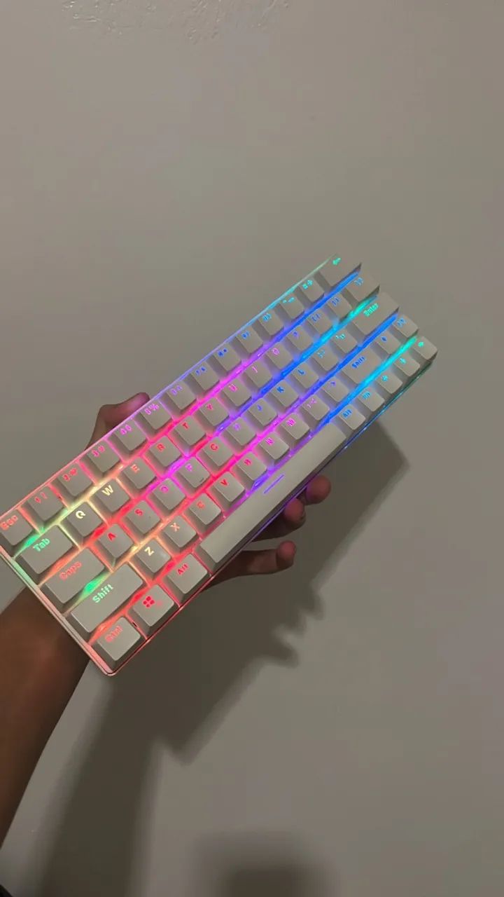 Teclado Mecânico BW-KB1 60% Branco 