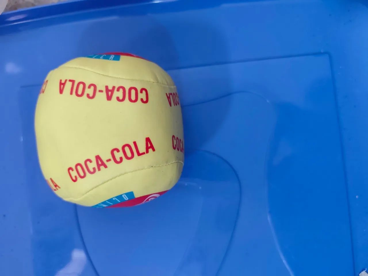 Bola amarela Coca cola Atlanta 96  - Foto 2