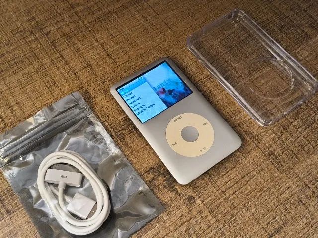 iPod Classic 7a geração - 256gb - bateria nova, carenagem frontal