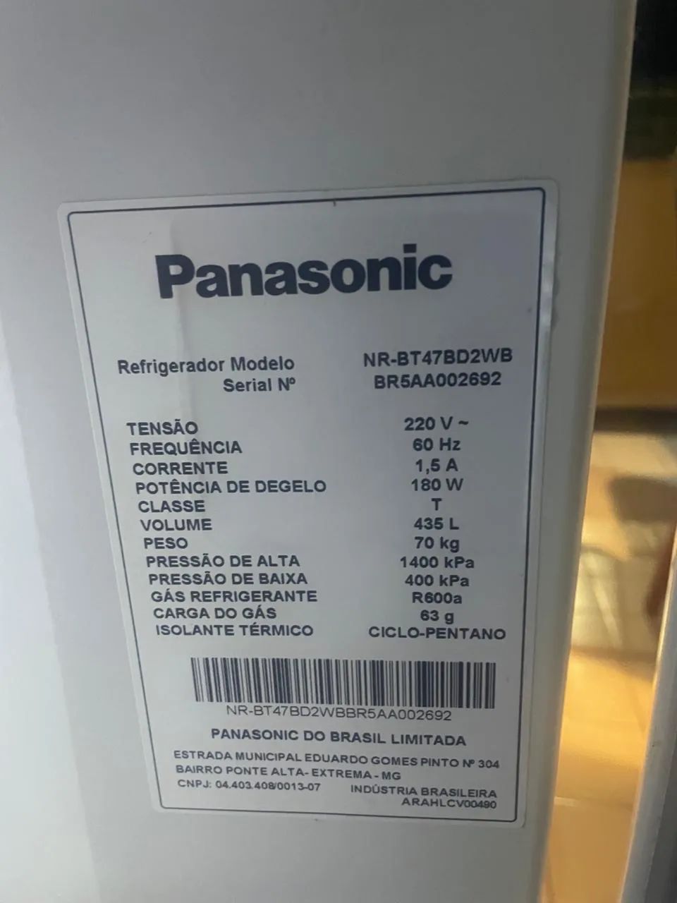 Geladeira Panasonic 435L - Foto 2