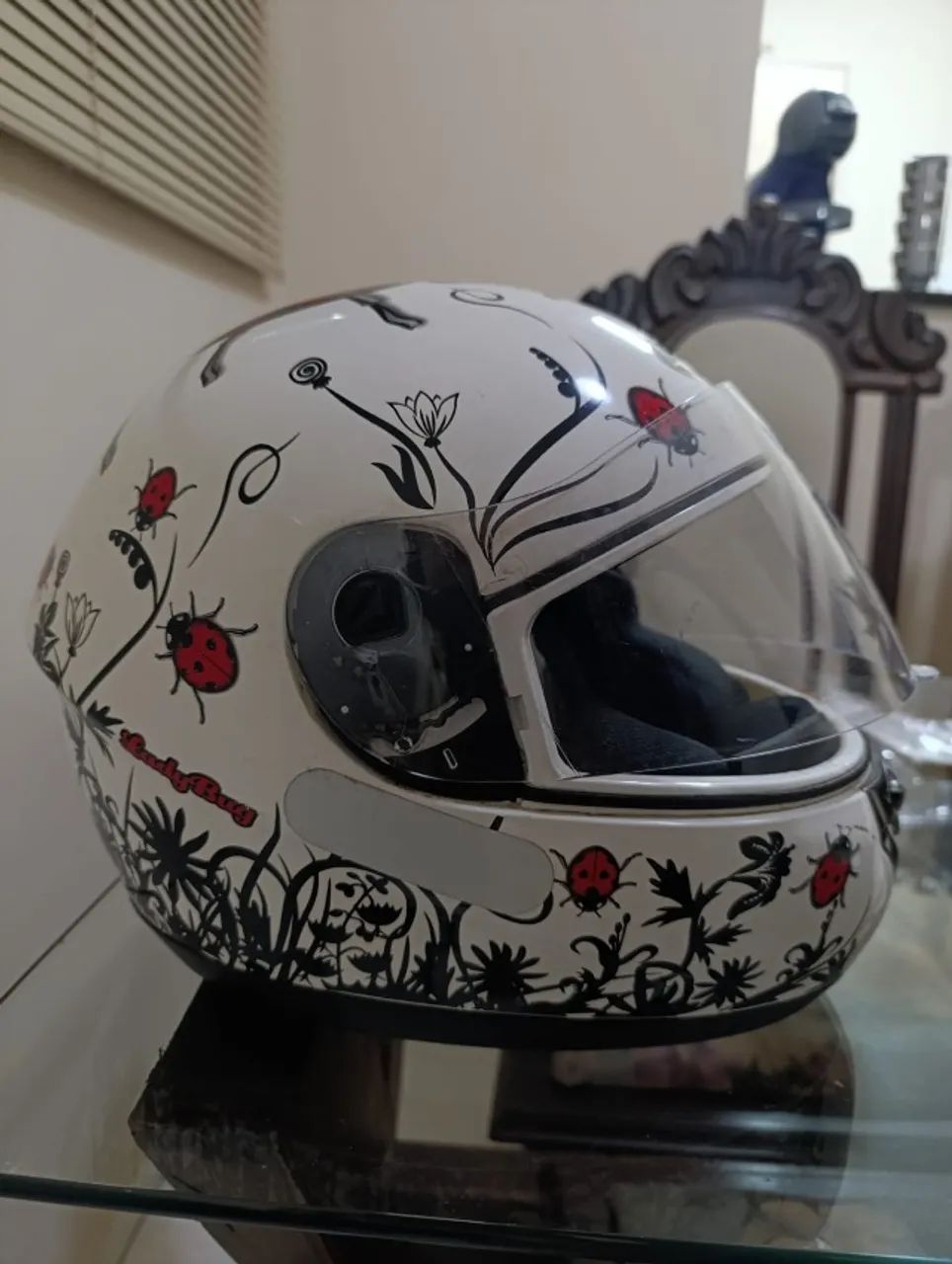 Capacete Peels Lady Bug feminino 58 - Inmetro A+ - Foto 5