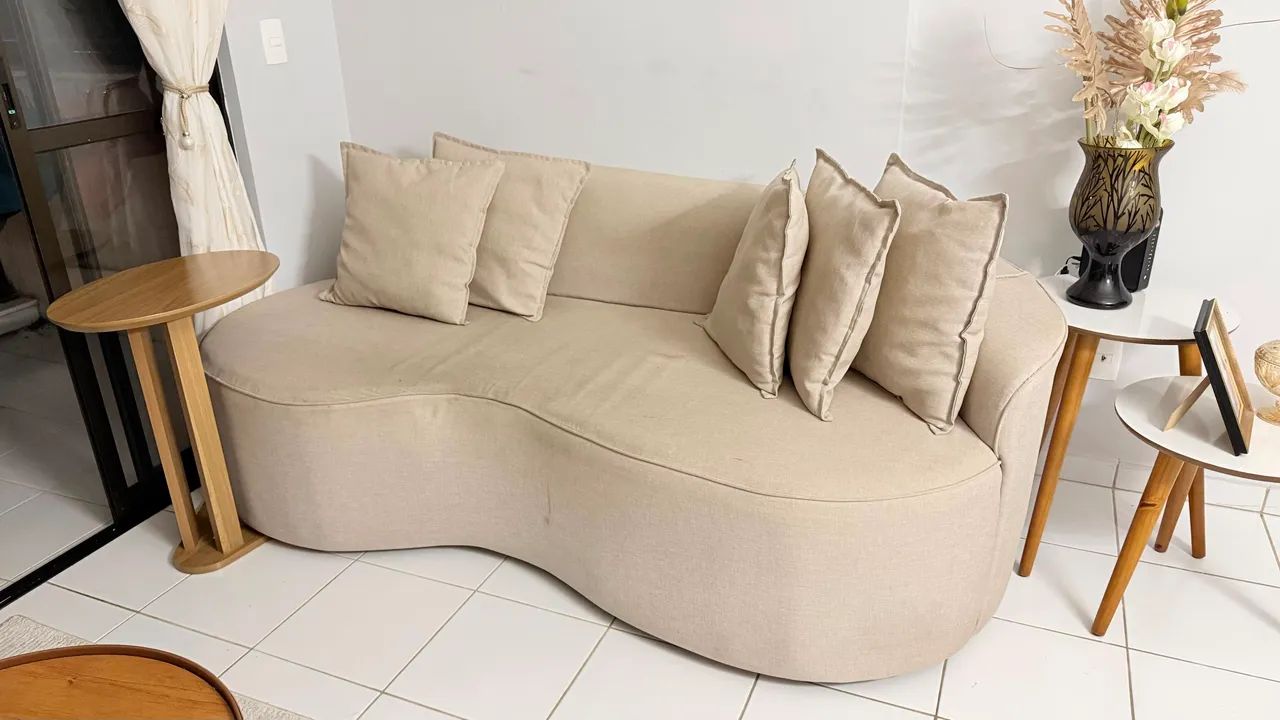 Sofá orgânico de linho - Foto 3