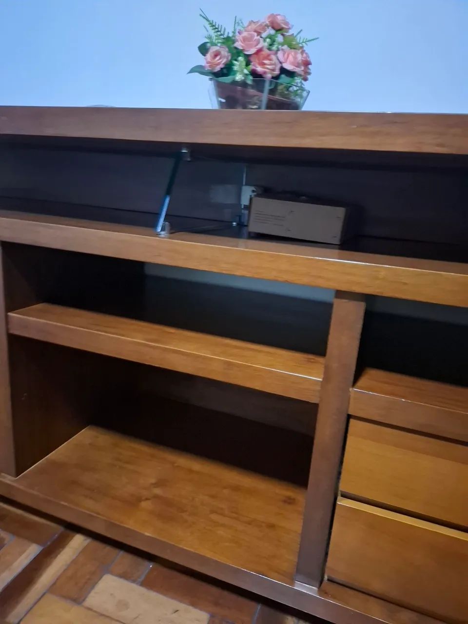 Rack de madeira Maciça Mogno  - Foto 3