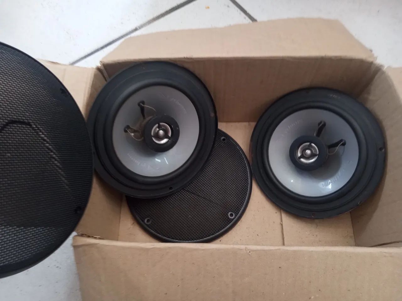 Par de altofalante com telas 6 polegadas  - Foto 6