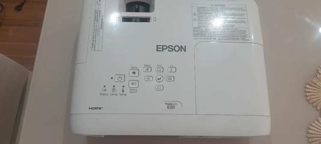 Projetor Epson Powerlite E20 - Foto 5