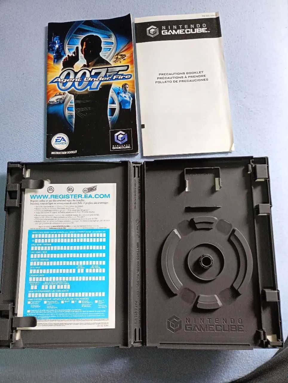 Caixa 007 agent under fire Nintendo game cube - Foto 2