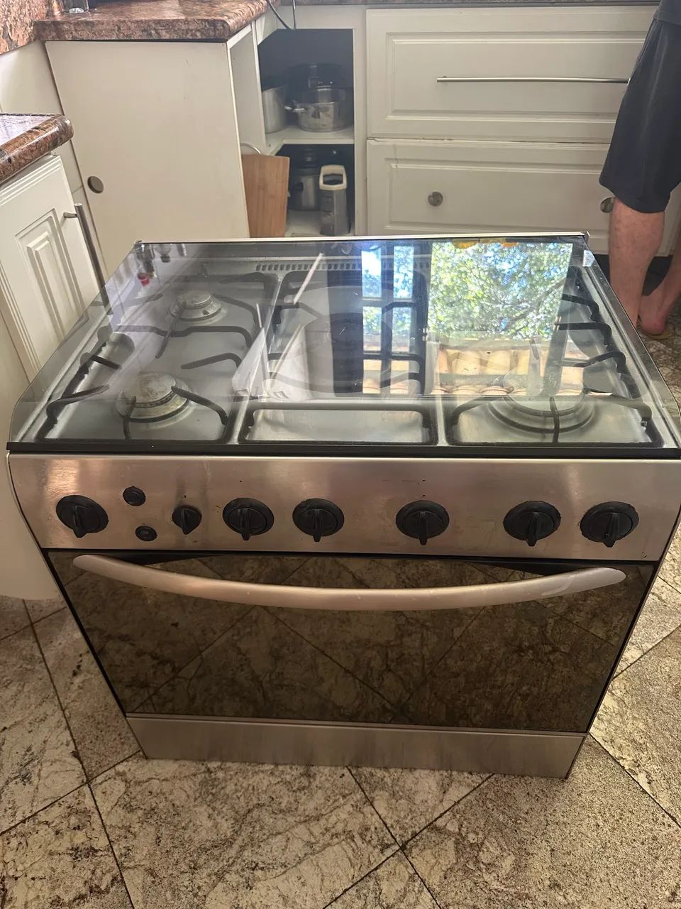 Doação fogão 5 bocas (para reforma ou peças) - Foto 3