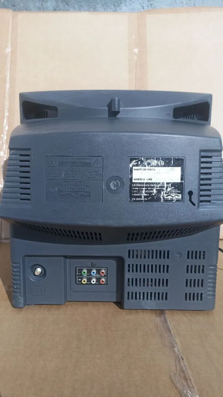 Tv CRT mod componente LG RP tubo tv retrô gamer  - Foto 2