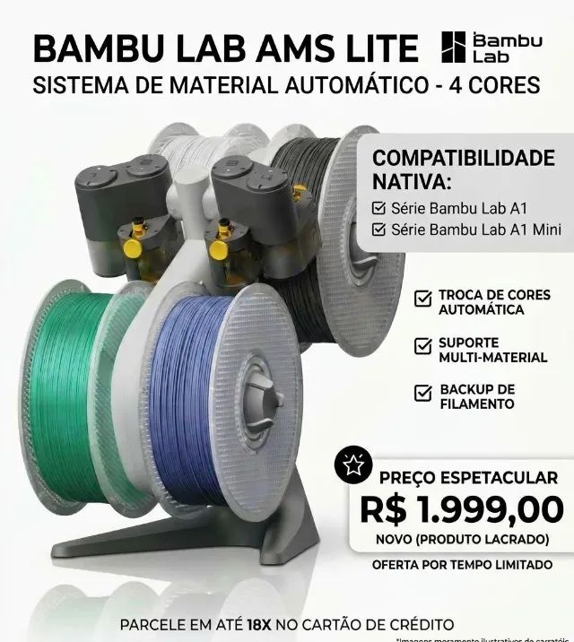 Bambu Lab AMS - Novo 
