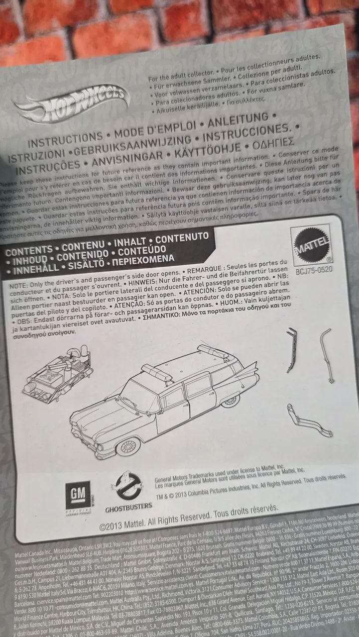 Ghostbisters Ecto 1 escala 1:18 Hotwheels Mattel - Foto 5