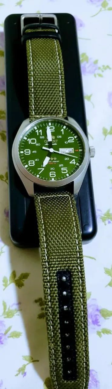 Orient relógio automático. 42mm