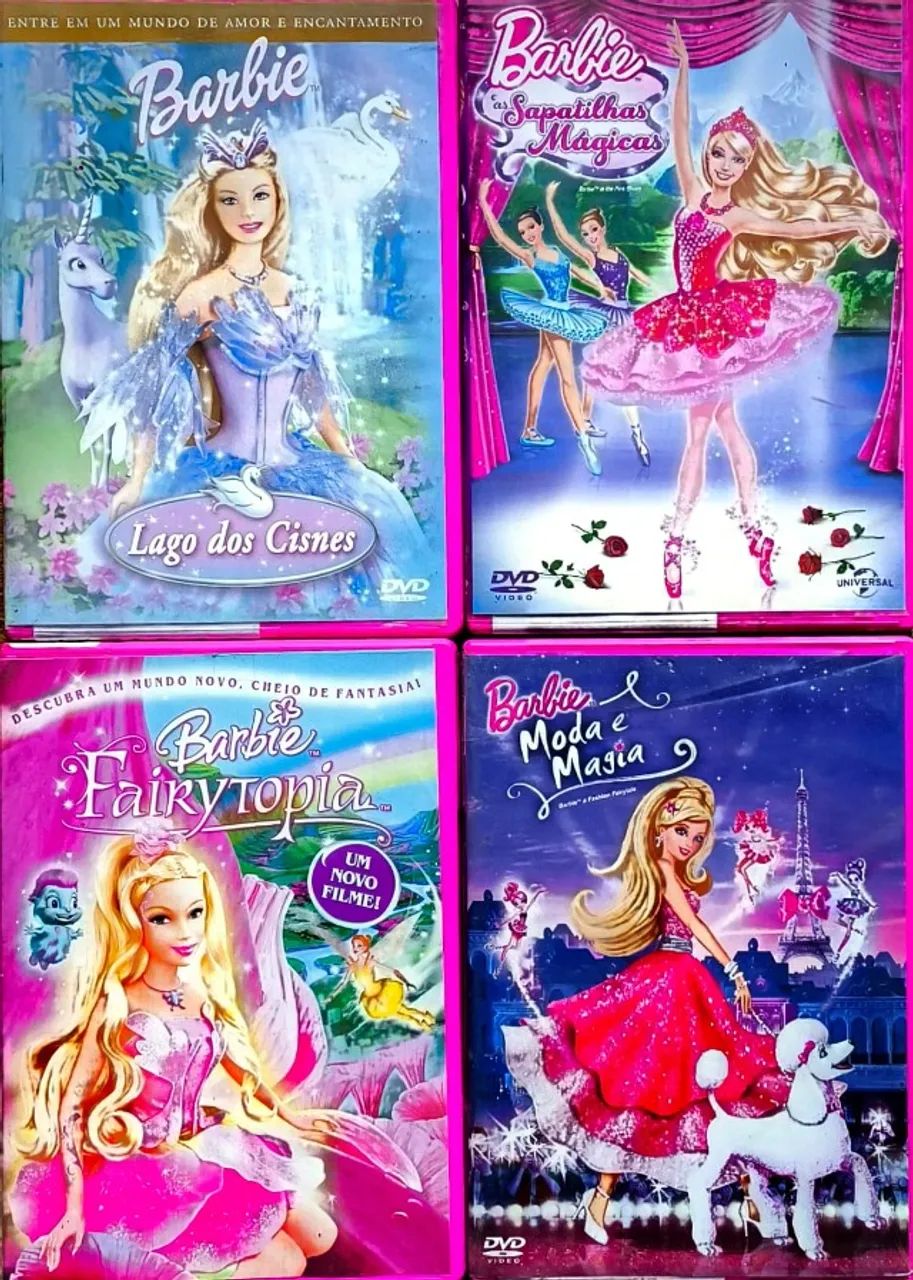 Lote 10 Dvd da Barbie  - Foto 2