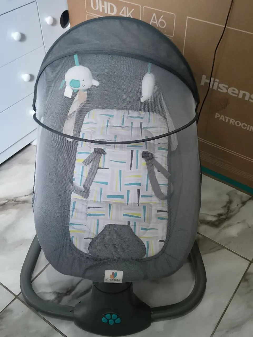 Cadeira de bebê giratória 
