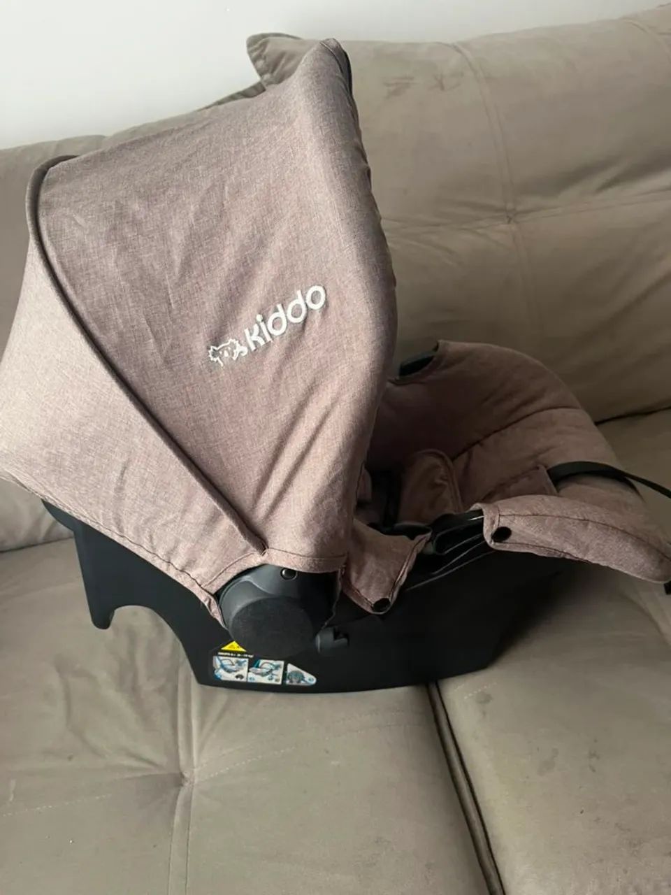 Carrinho de Bebê + Bebê Conforto Kiddo - Foto 4