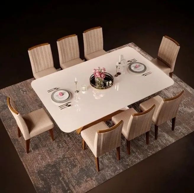 Mesa de jantar Luxuosa 8 cadeiras // Disponível!!!
