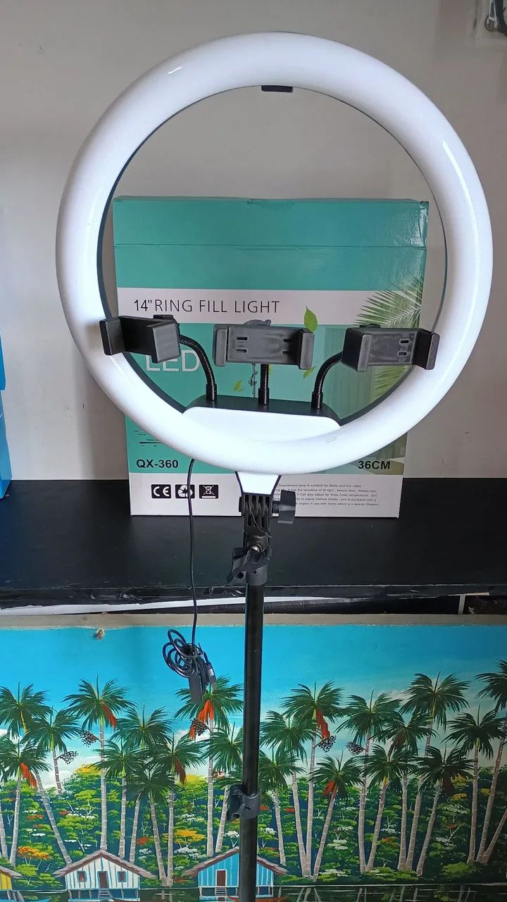 Ringlight 14polegadas 36cm com tripé de 2mts / MEGA PROMOÇÃO 