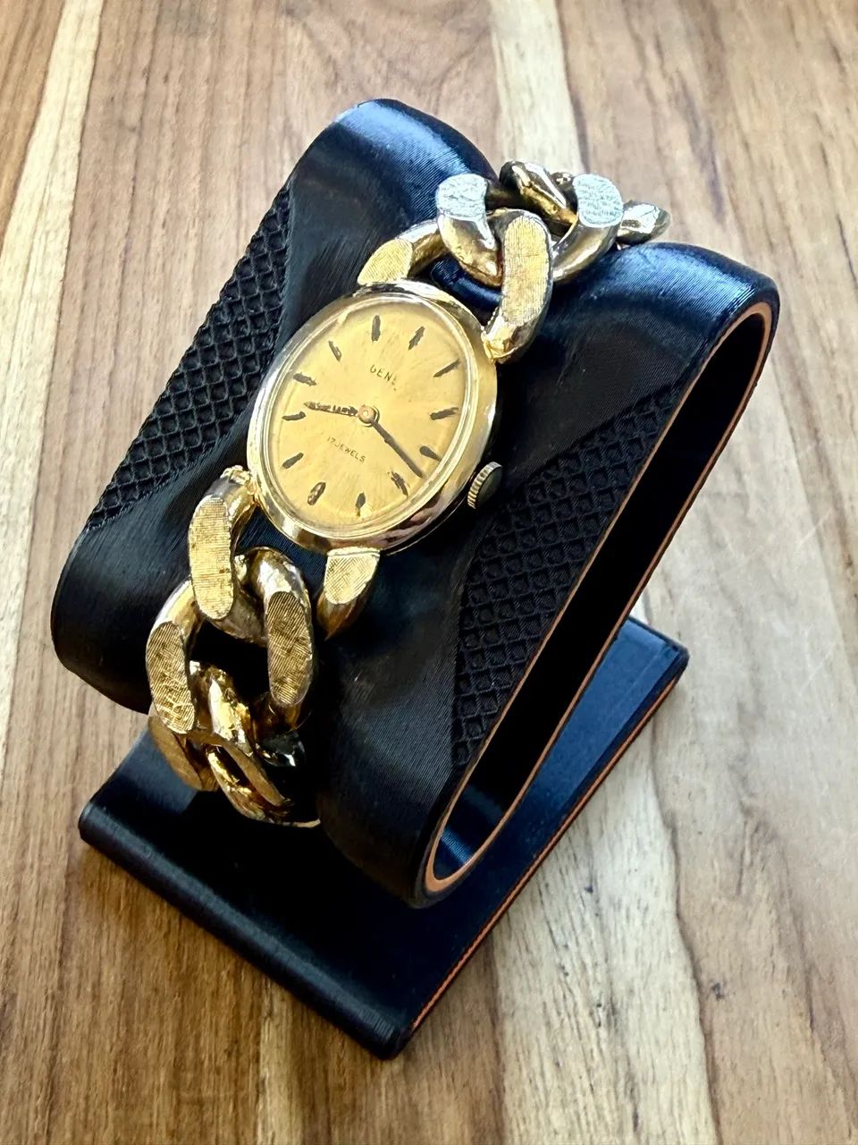 Relógio Geneve Gold Dial - 1970 - Foto 2