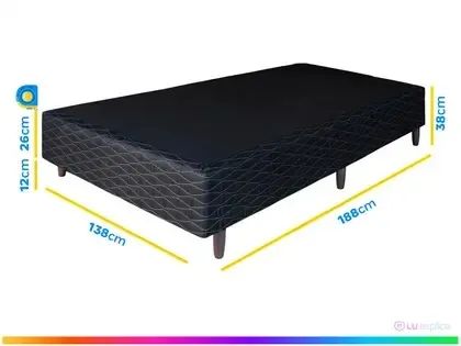 Cama box ortobom casal - Foto 3