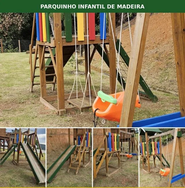 Parquinho infantil de Madeira