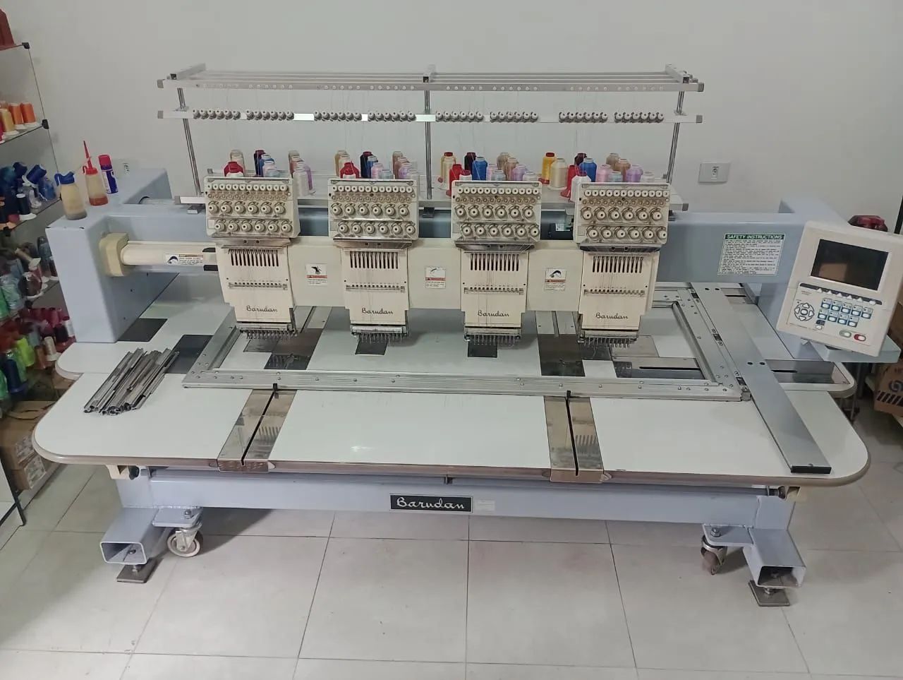 Máquina bordar barudan 4 cabeças  - Foto 2