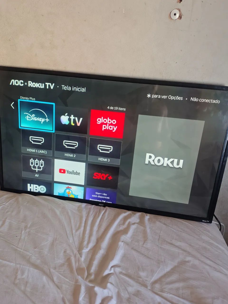 Vendo tv smart de 43 AOC ROKU. - Foto 3