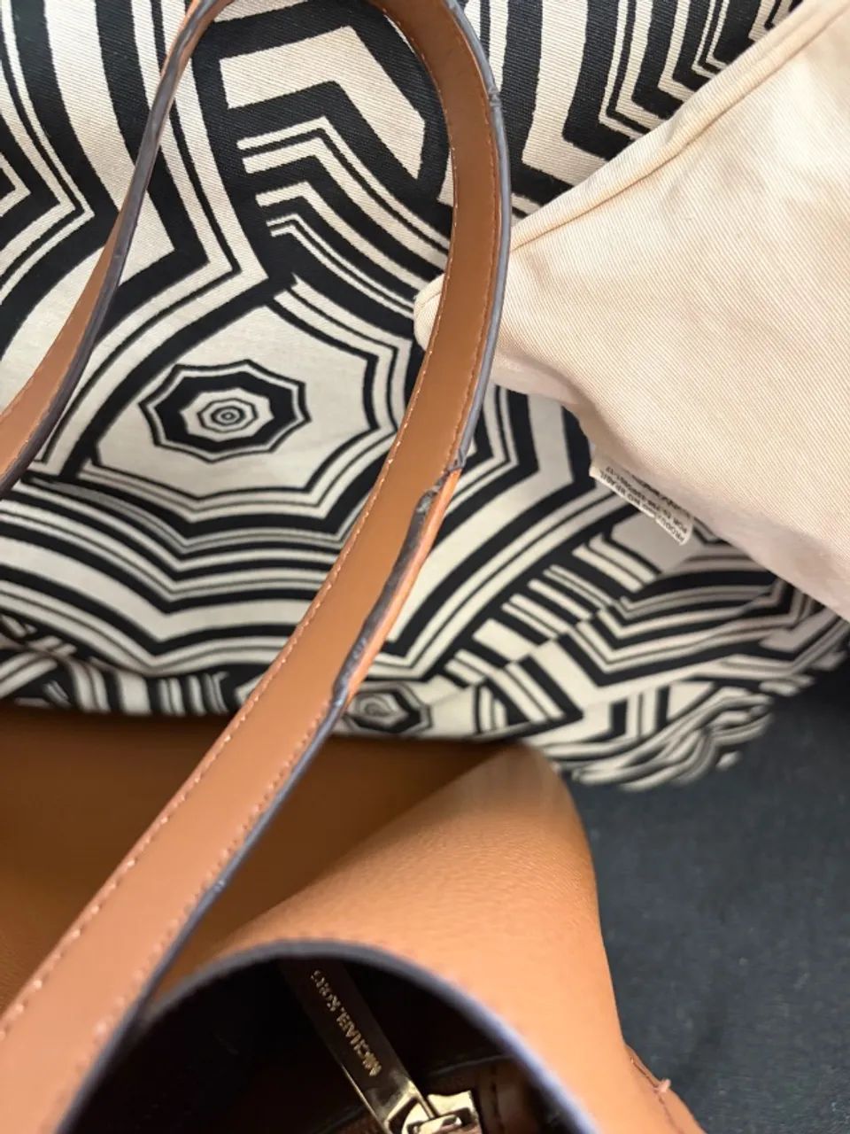 Bolsa original Michael Kors - Marrom - Usada - Foto 3