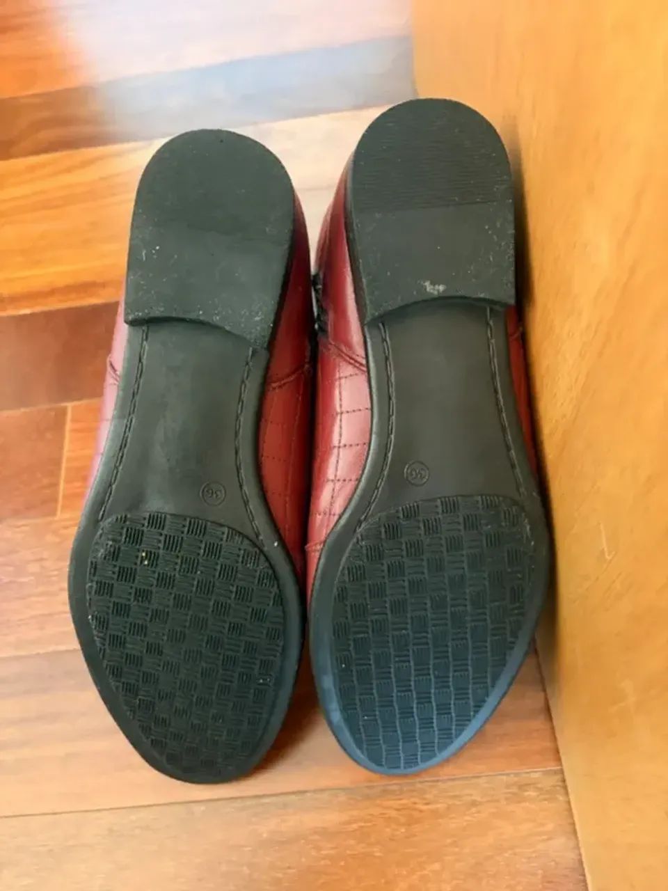 Bota de Couro Vermelha - Foto 5
