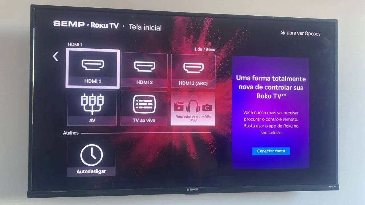 Tv led Semp roku  43" 