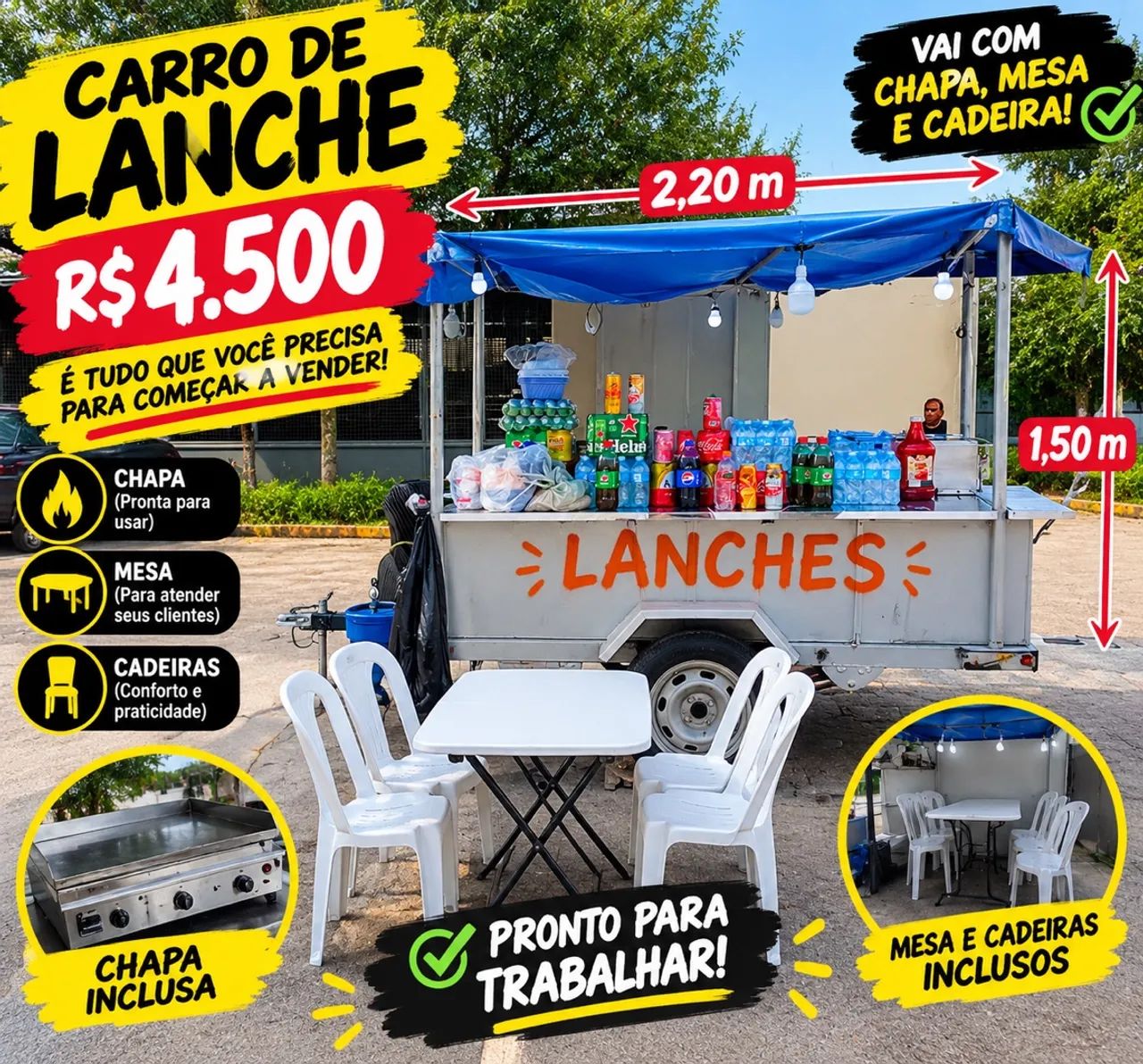 Carro de lanche