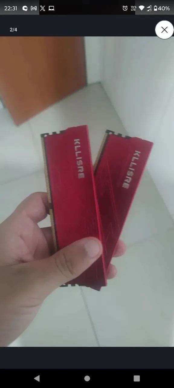 32 gb Memória ram ddr4 2x 16  - Foto 2