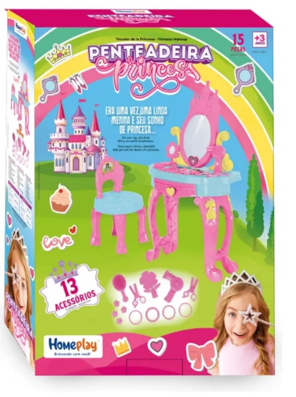 PENTEADEIRA PRINCESAS INFANTIL  - Foto 4