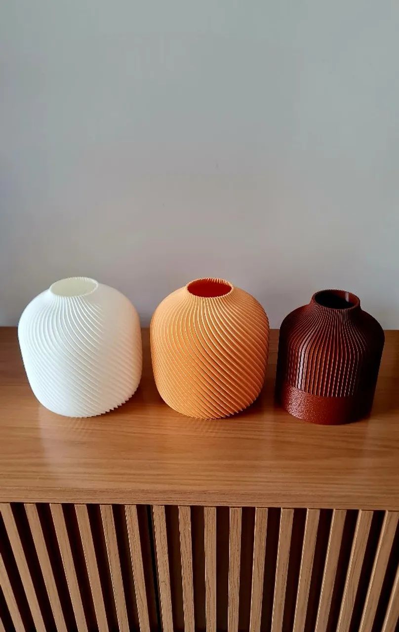 Vasos decorativos em PLA
