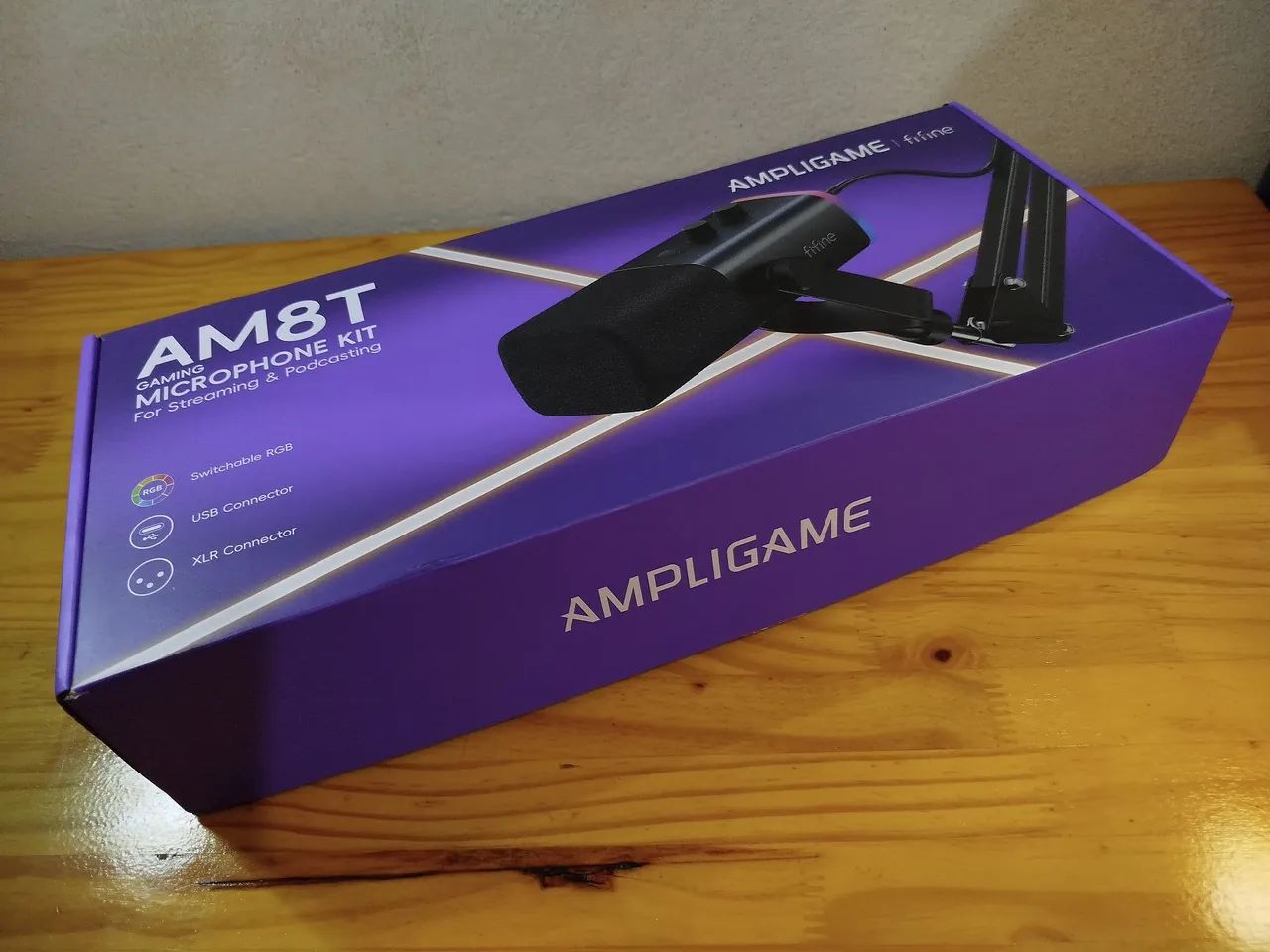 Microfone Fifine AM8T - braço articulado - RGB - Lacrado! - Foto 4