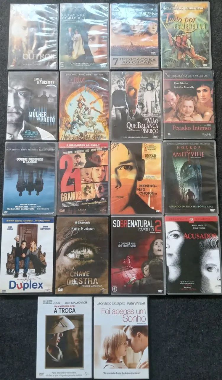Combo com 18 Dvds