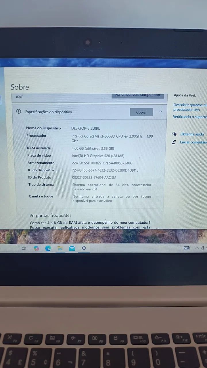 Notebook Lenovo I3 - Foto 2