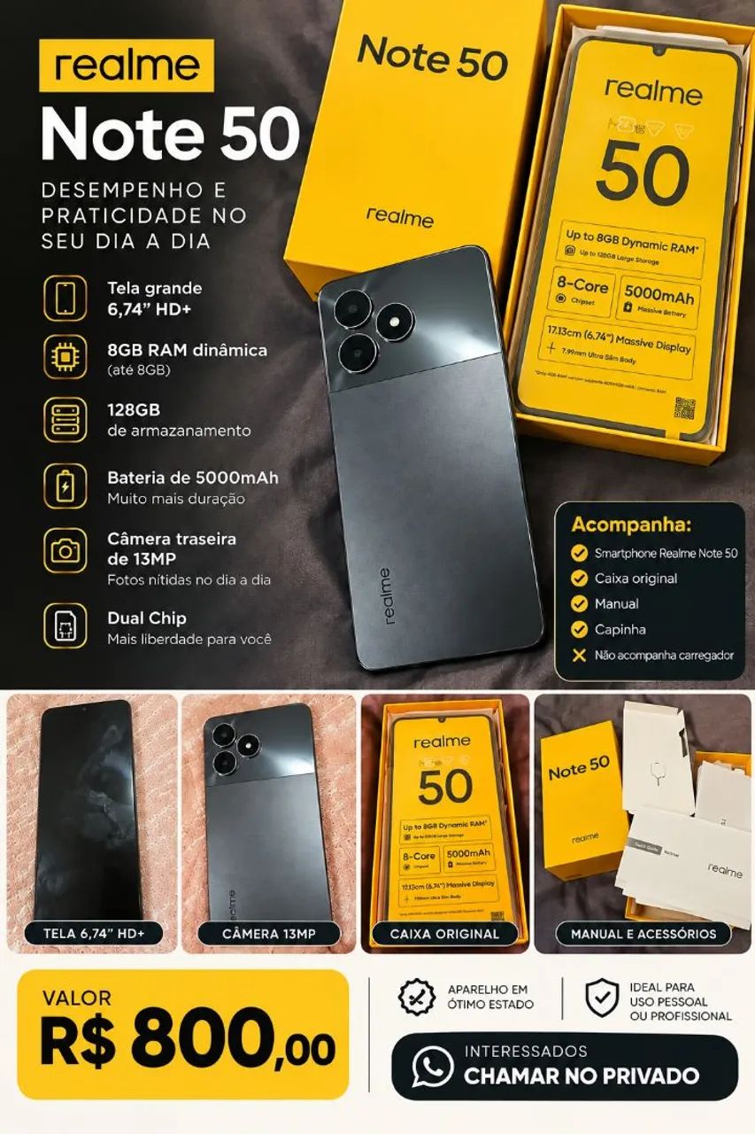 Celular Realme Note 50