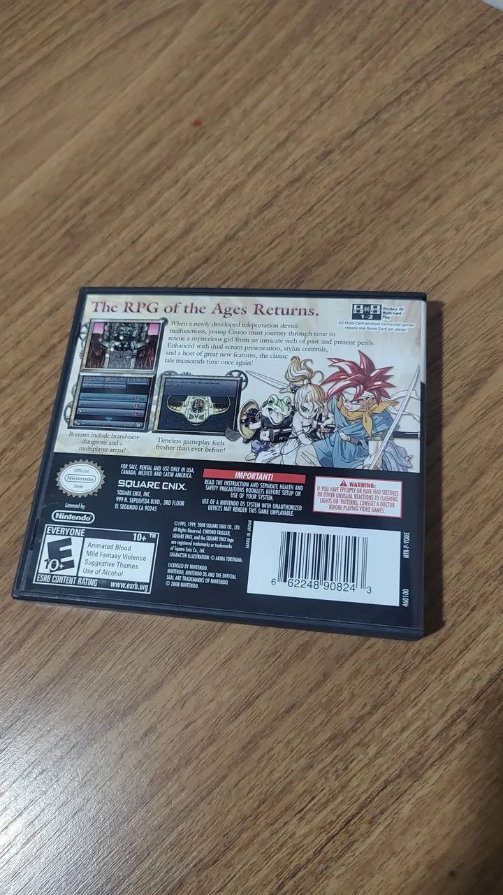 Chrono Trigger Nintendo DS Original Americano - Foto 2