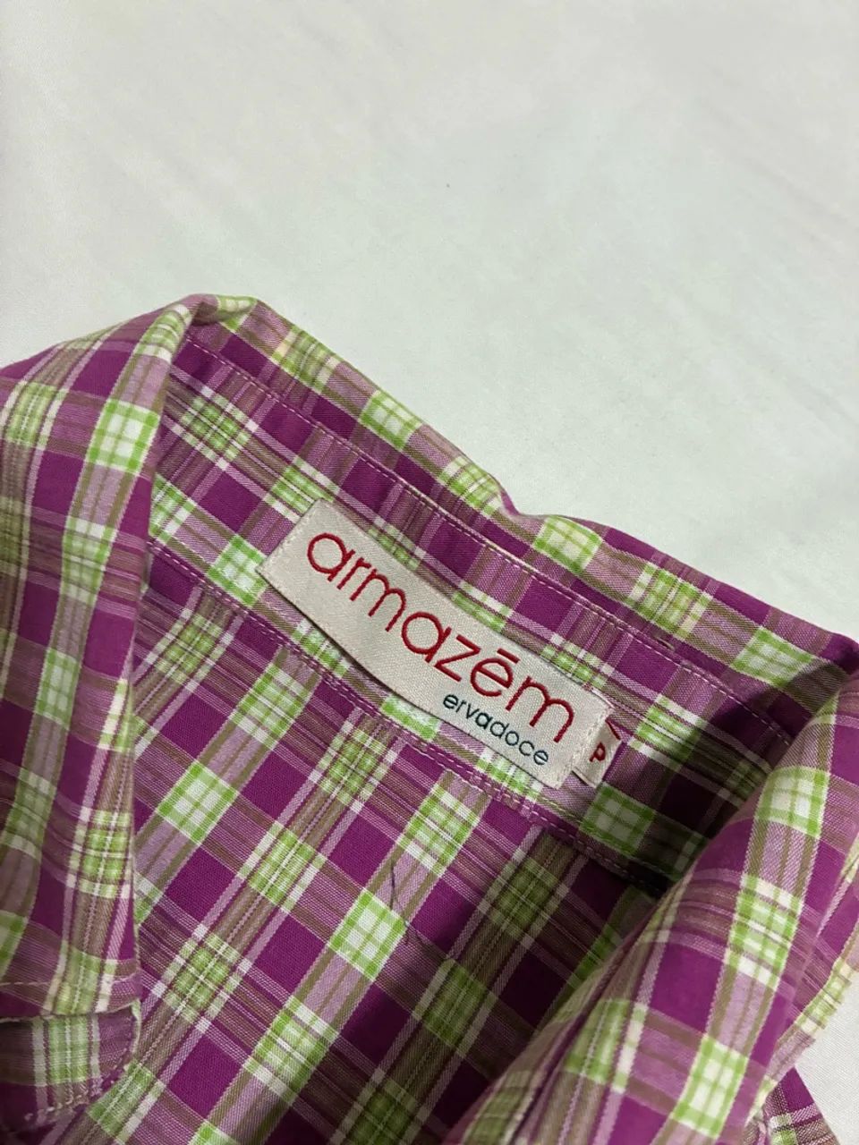 Chemise quadriculada P - Foto 3