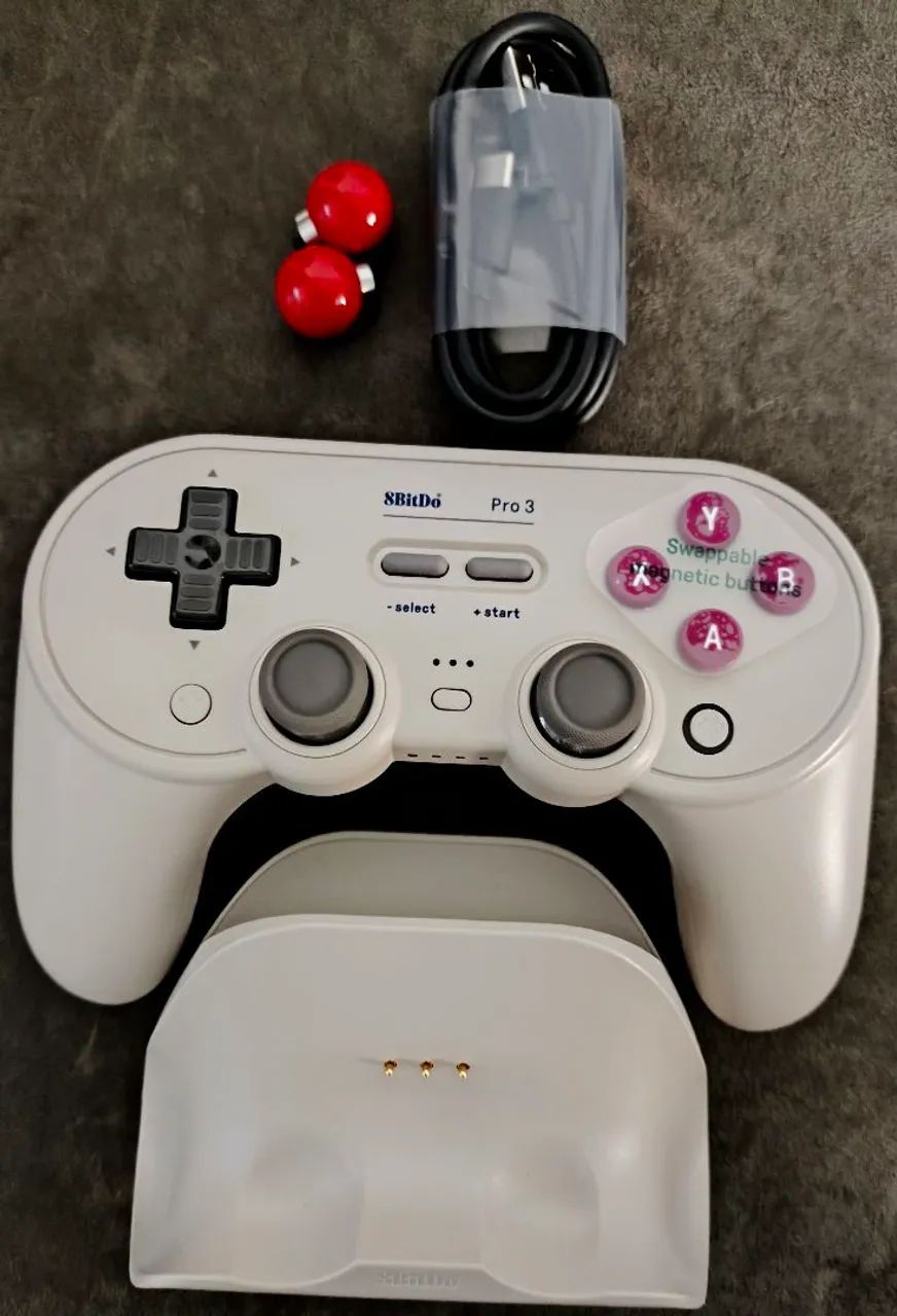 Controle 8bitdo Pro 3 TMR  para PC Nintendo switch 1 e 2 Android e ios. - Foto 3