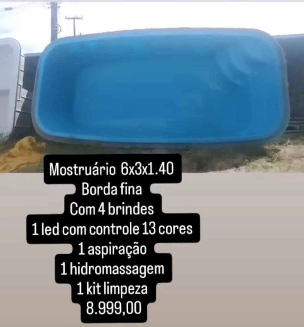 Piscina mostruário 