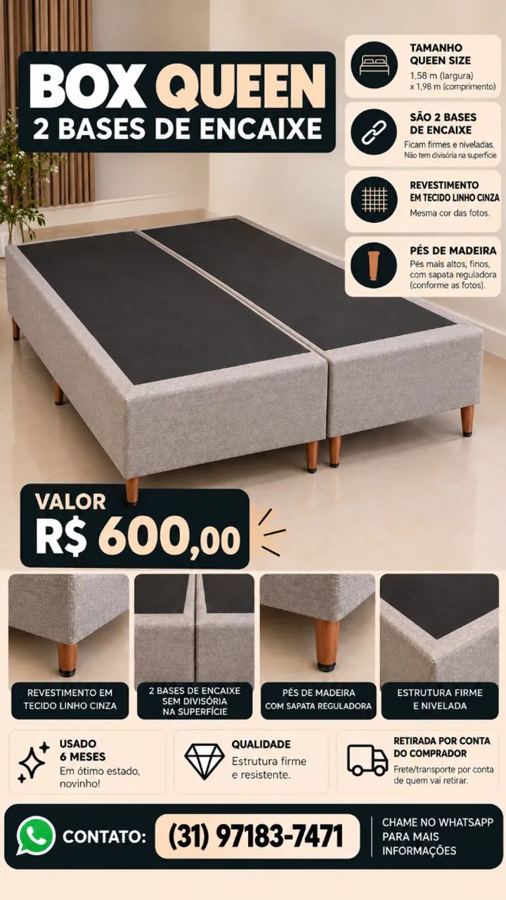 Box Cama Queen 