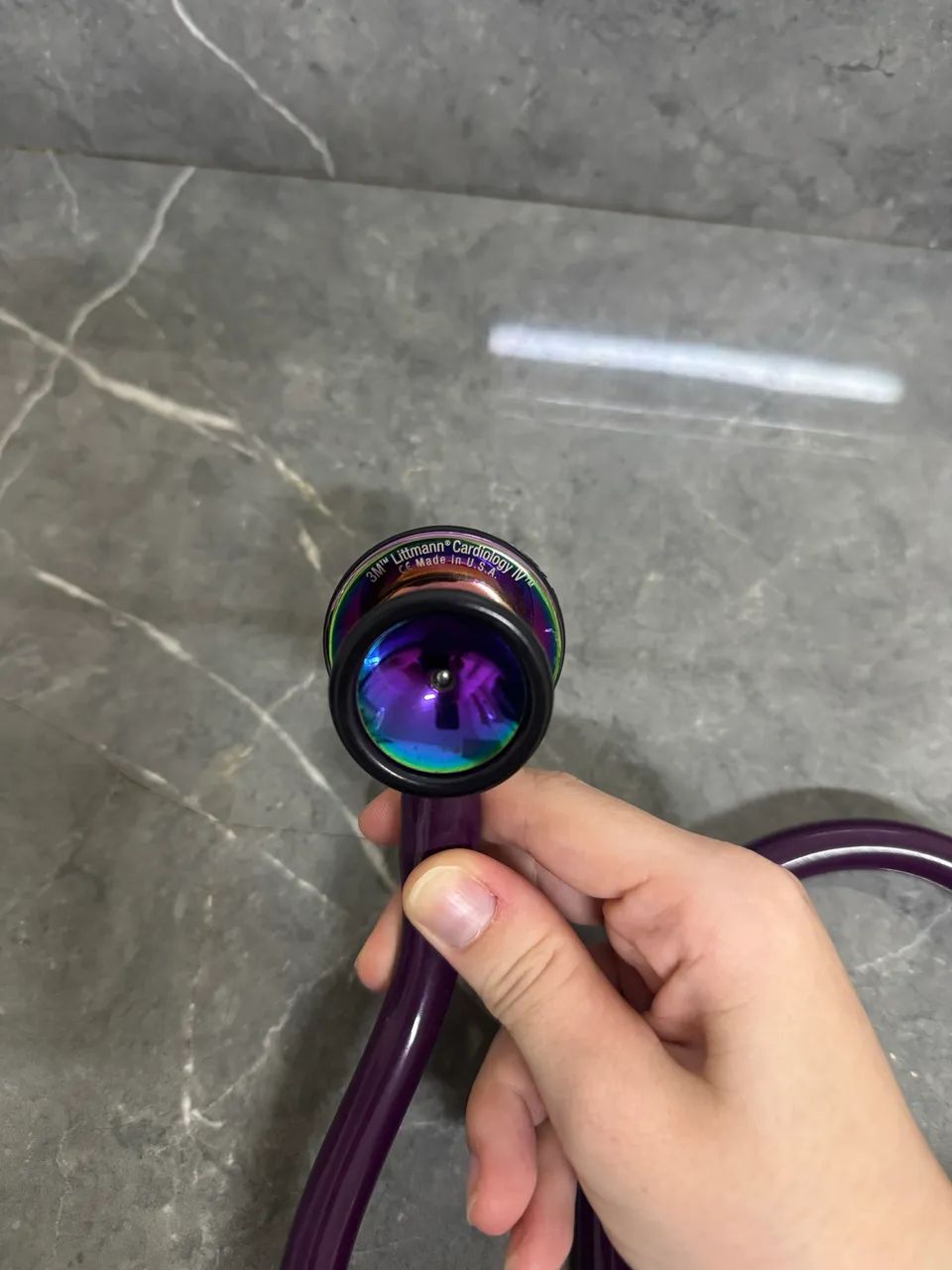 Estetoscópio Littmann Cardiology IV Roxo  - Foto 5